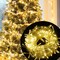Christmas Lights Christmas Decorations 68ft 160 LED Indoor Outdoor Waterproof Fairy Lights Clear Wire, 8 Modes Tree Lights for Room Bedroom Wedding Bedroom Decor-Warm White